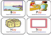 long-a-using-ay-mini-flashcards